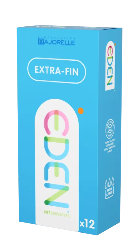 Eden Gen Extra-fin préservatif fin boîte de 3
