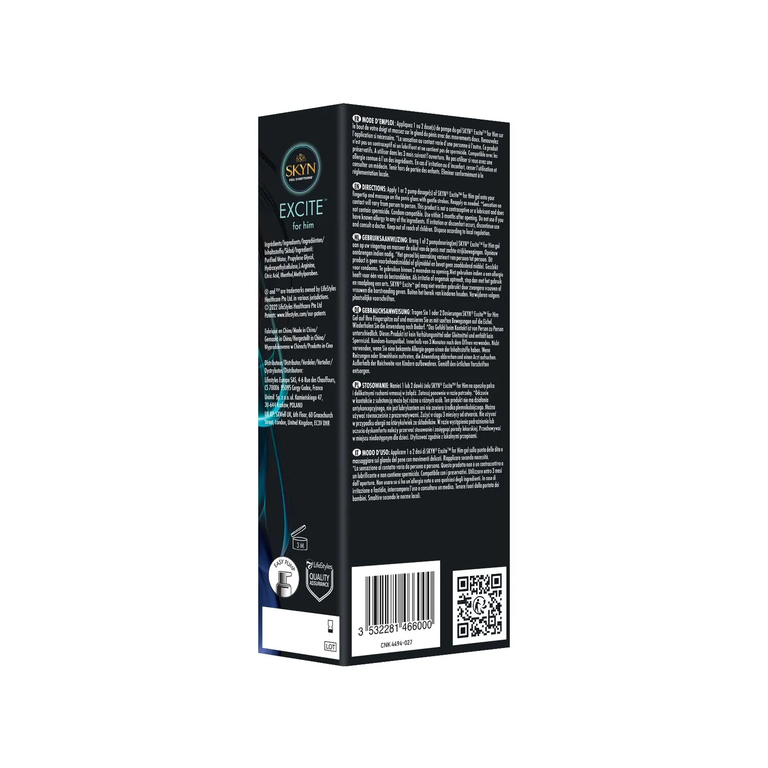 SKYN Excite For Him gel excitant homme 15 ml