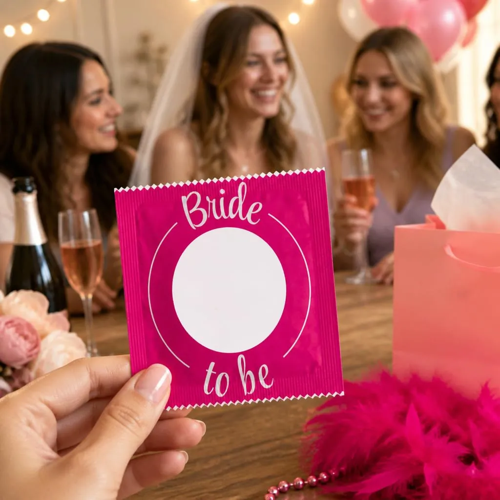 Callvin Bride to be préservatifs personnalisables lot de 5 lubrifiés
