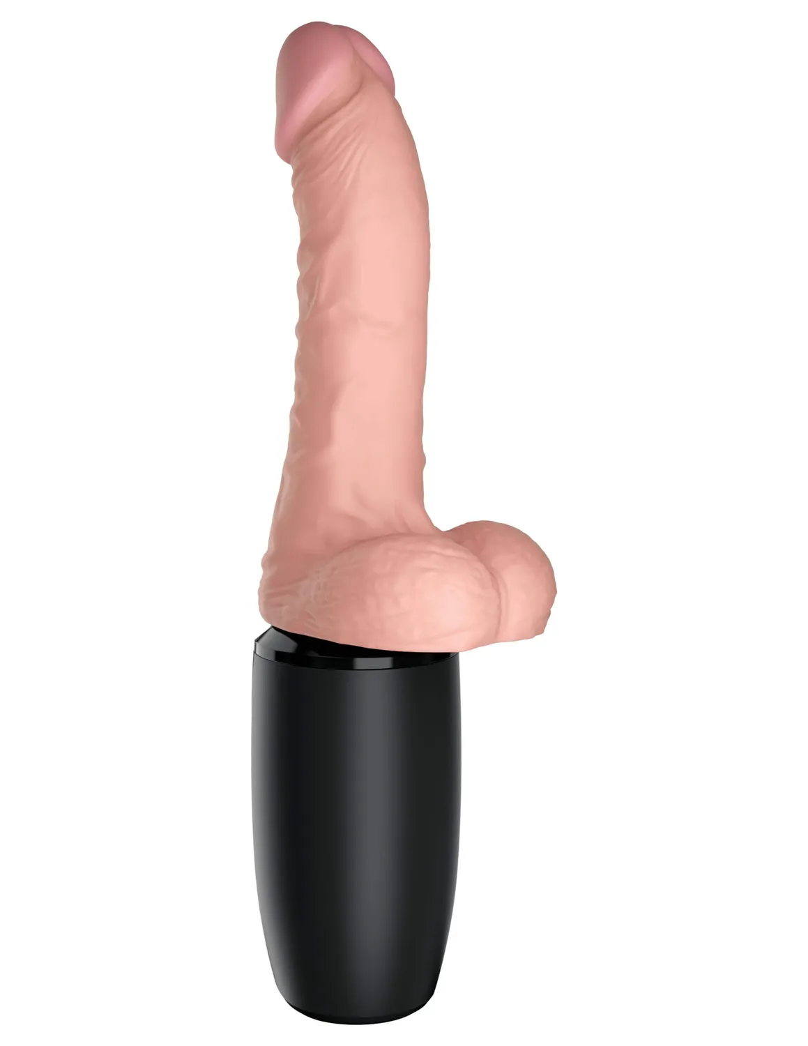 King Cock Plus 6.5" Thrusting gode vibrant chauffant