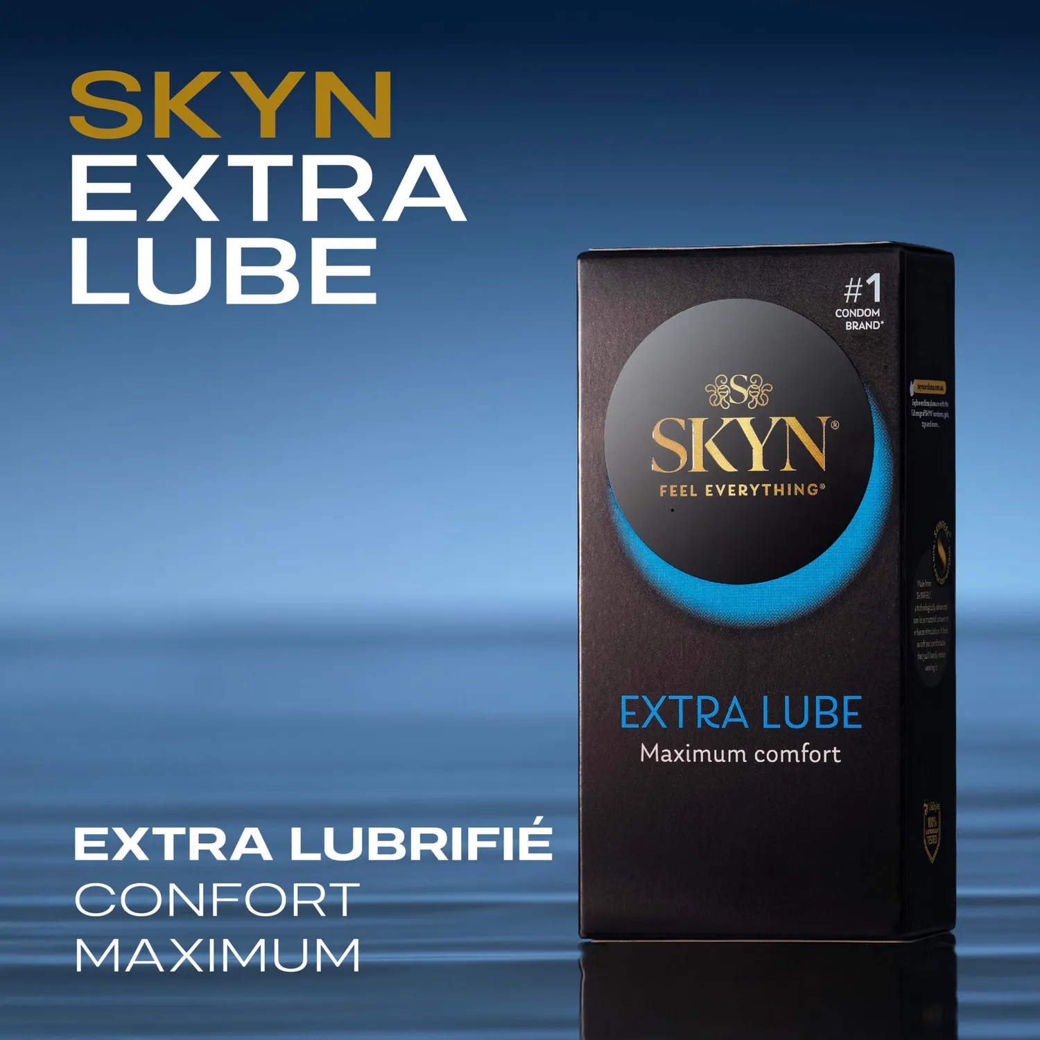 SKYN Extra Lubrifié Original préservatifs lot 60