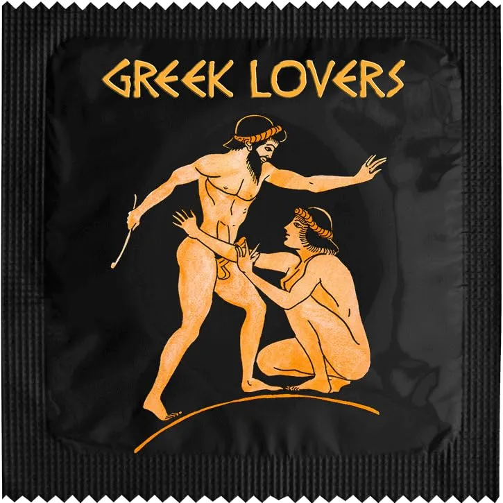 Callvin Grèce Greek Lover Black 1 préservatif latex fin