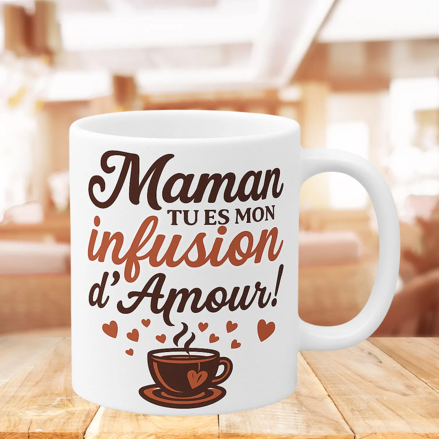 Callvin Infusion mug céramique 325 ml maman amour