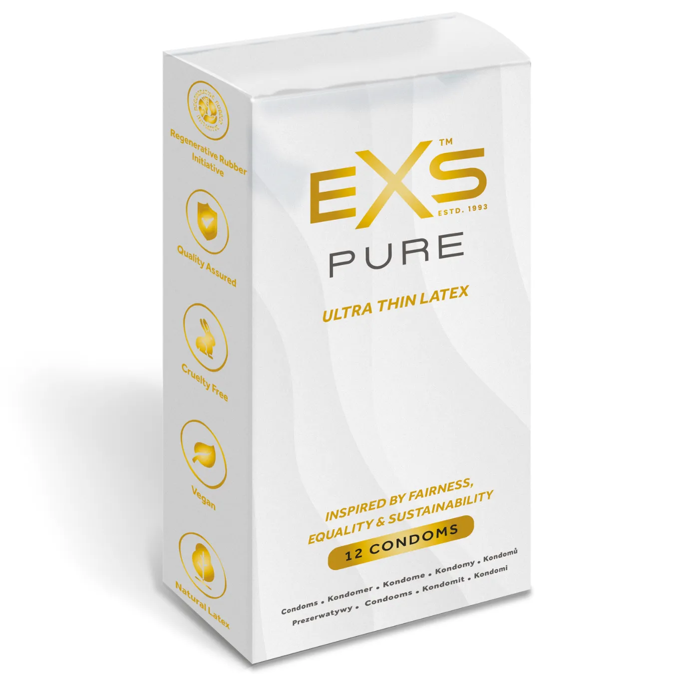 EXS Pure préservatif fin 53mm lot 12