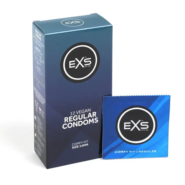 EXS Regular préservatifs classiques 54mm lot de 12 standard