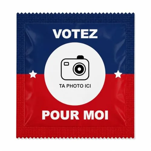 Callvin Votez pour moi préservatifs lot de 5 lubrifié