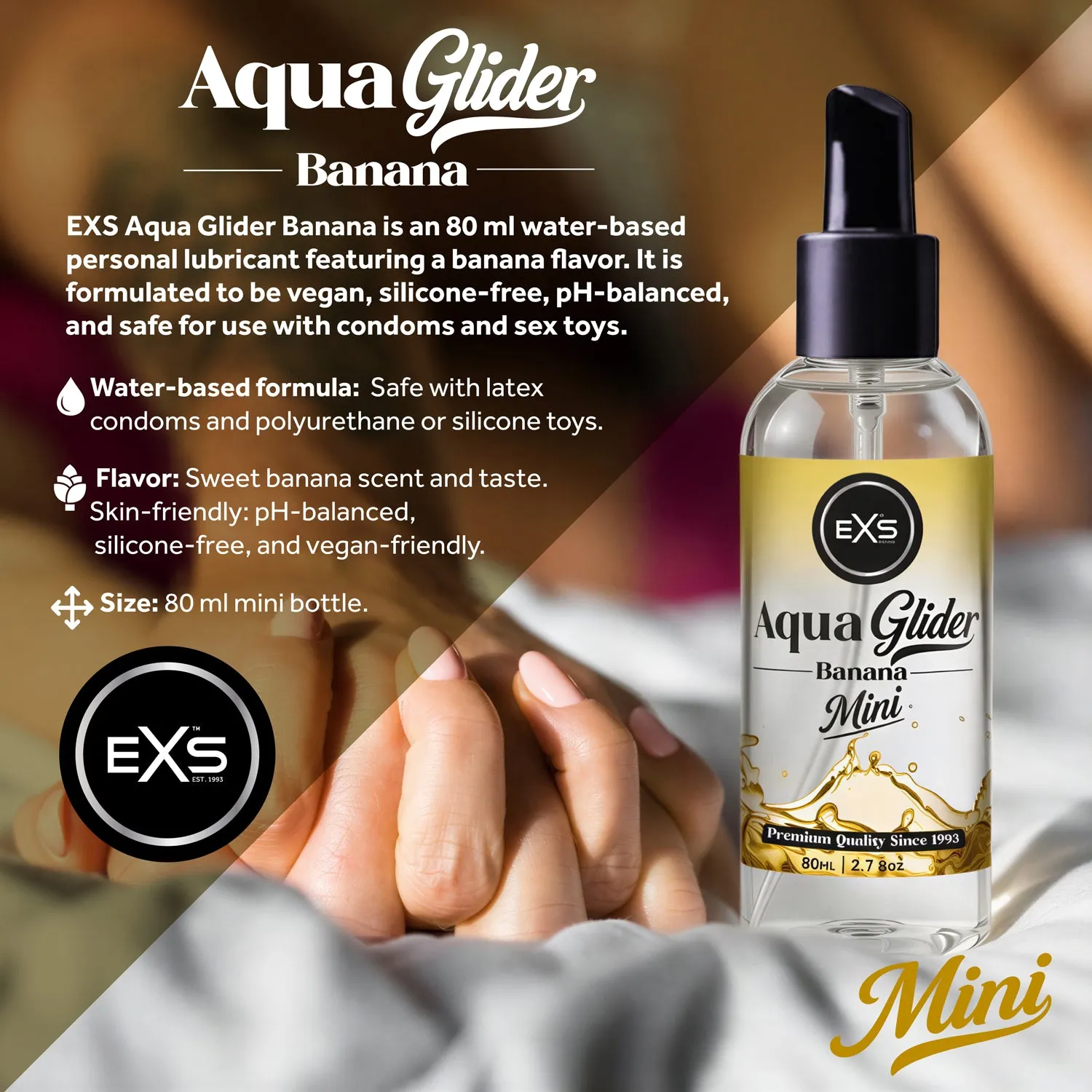EXS AquaGlider lubrifiant intime banane 80ml