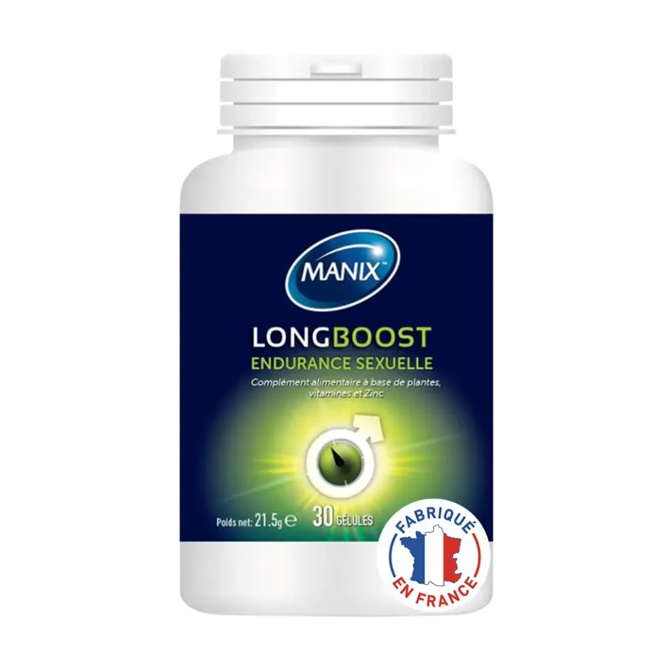 Manix Long Boost gélules endurance boîte de 30 au zinc