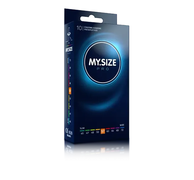 MY.SIZE Pro 57mm préservatifs larges 10