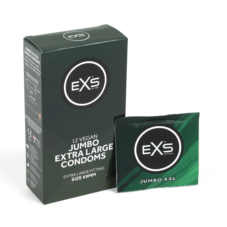 EXS Jumbo préservatif XL 69mm 12 pièces