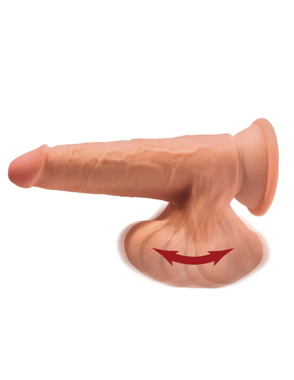 King Cock Plus 7" gode réaliste triple densité boules