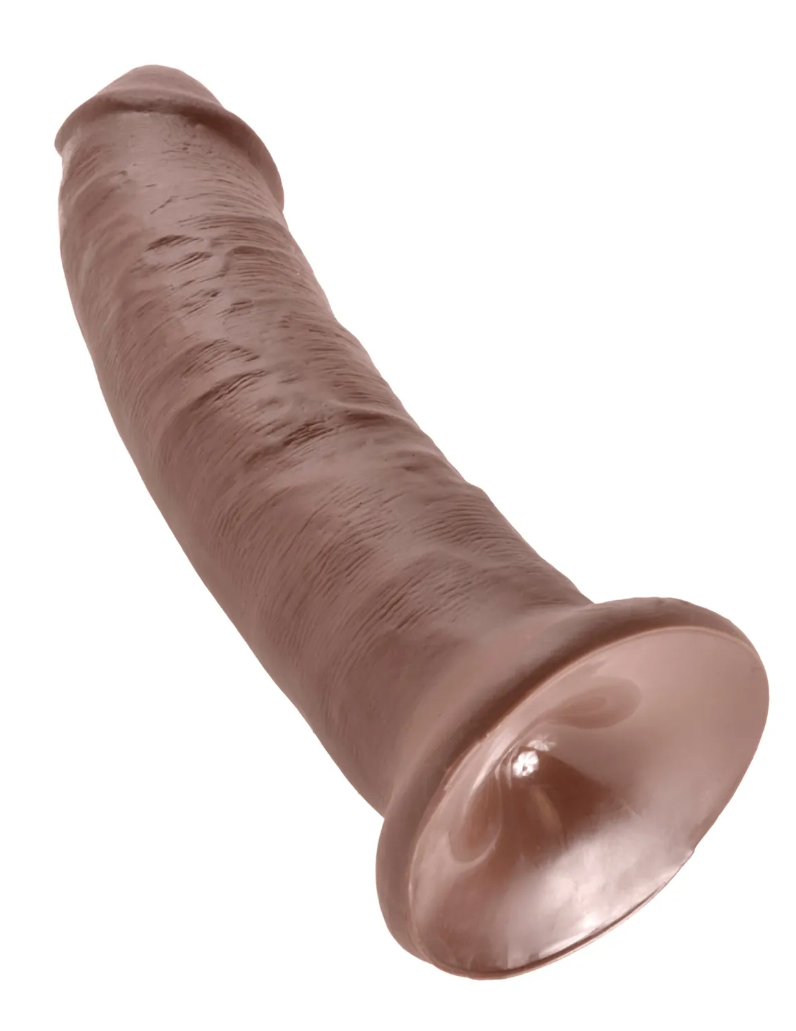 King Cock 9" gode réaliste marron ventouse