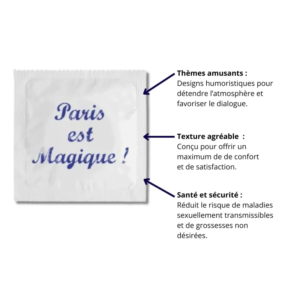 Callvin Ile-de-France Paris Est Magique préservatif humoristique x1