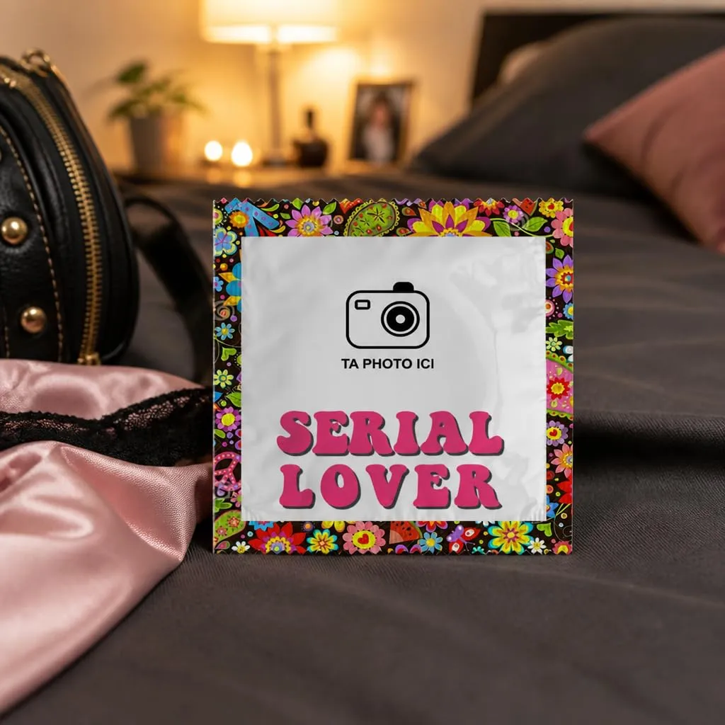 Callvin Serial Lover préservatifs personnalisables lot de 5 lubrifié