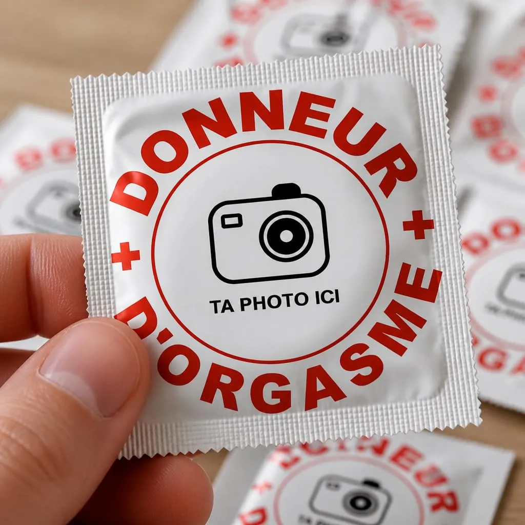 Callvin Personnalisables préservatifs personnalisés lot de 5 lubrifiés