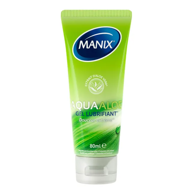 Manix Aqua Aloe gel lubrifiant eau aloe vera 80 ml