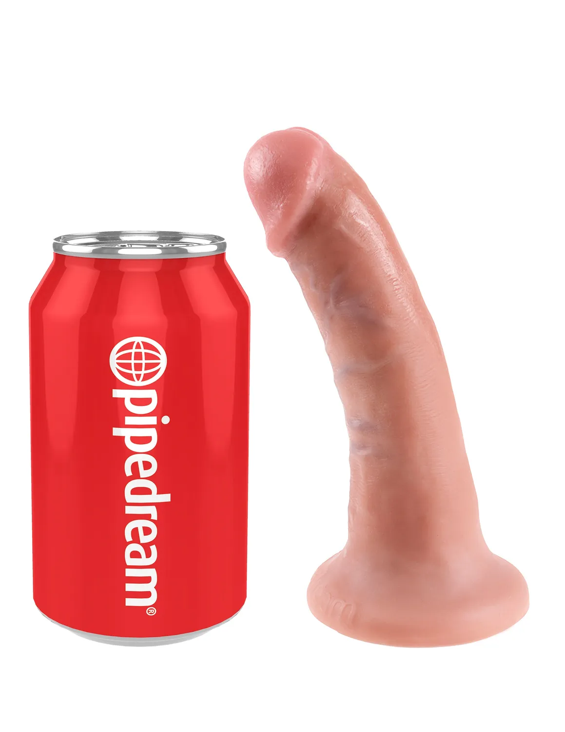 King Cock 6 pouces gode réaliste ventouse teint clair