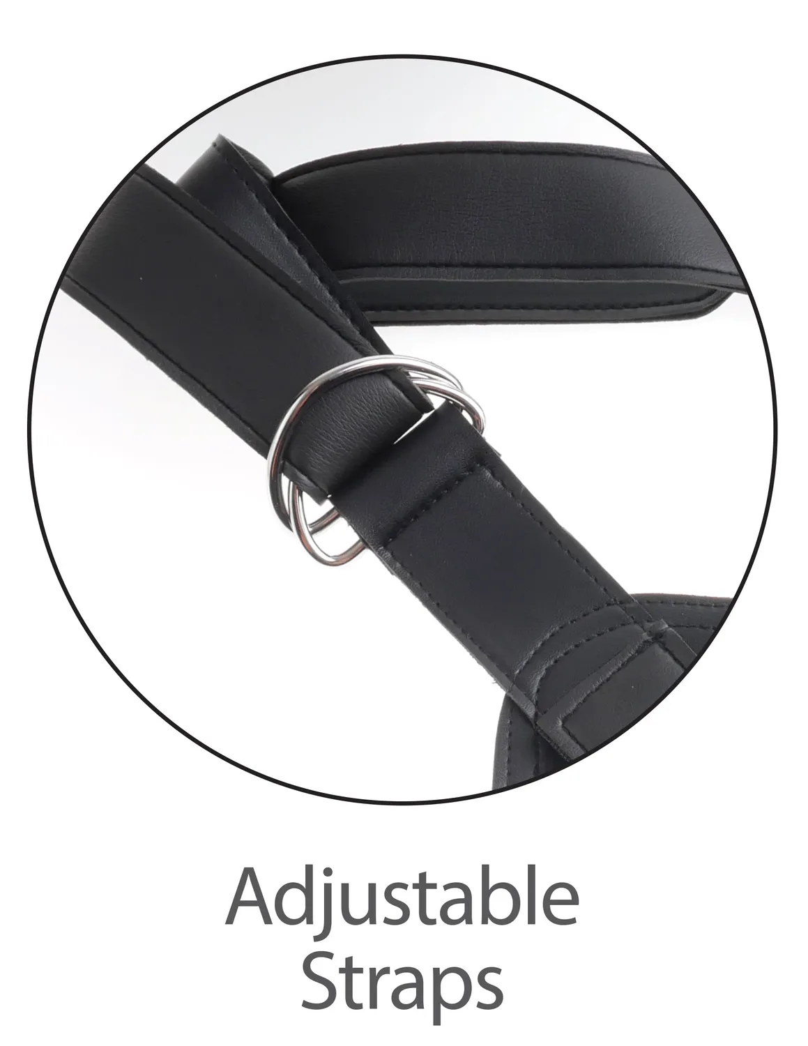 King Cock 7" gode ceinture décalotté + harnais clair