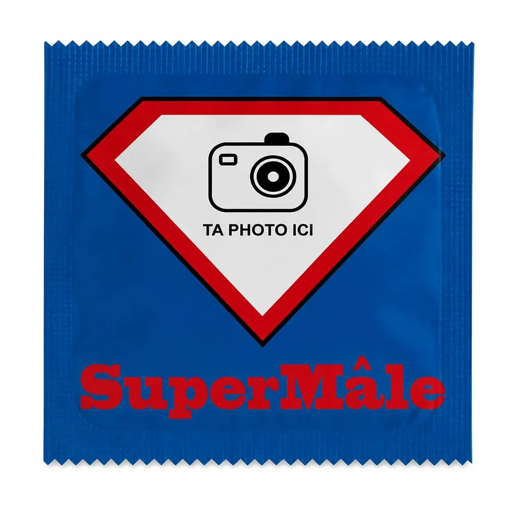 Callvin Supermale préservatifs personnalisables lot de 5 latex fin