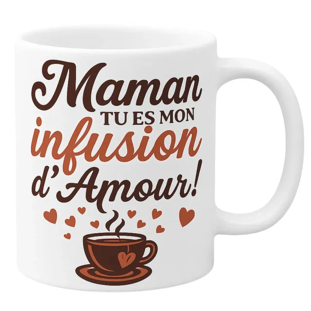 Callvin Infusion mug céramique 325 ml maman amour