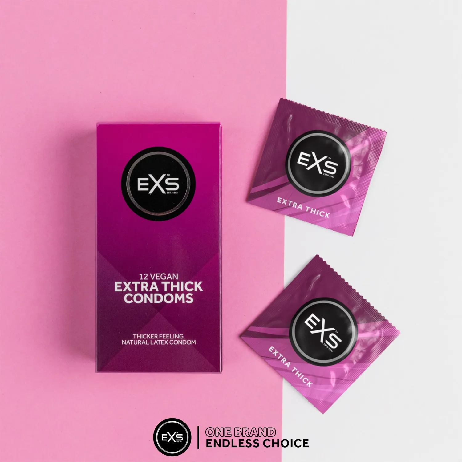 EXS Extra Thick préservatifs épais 53mm 12 pièces