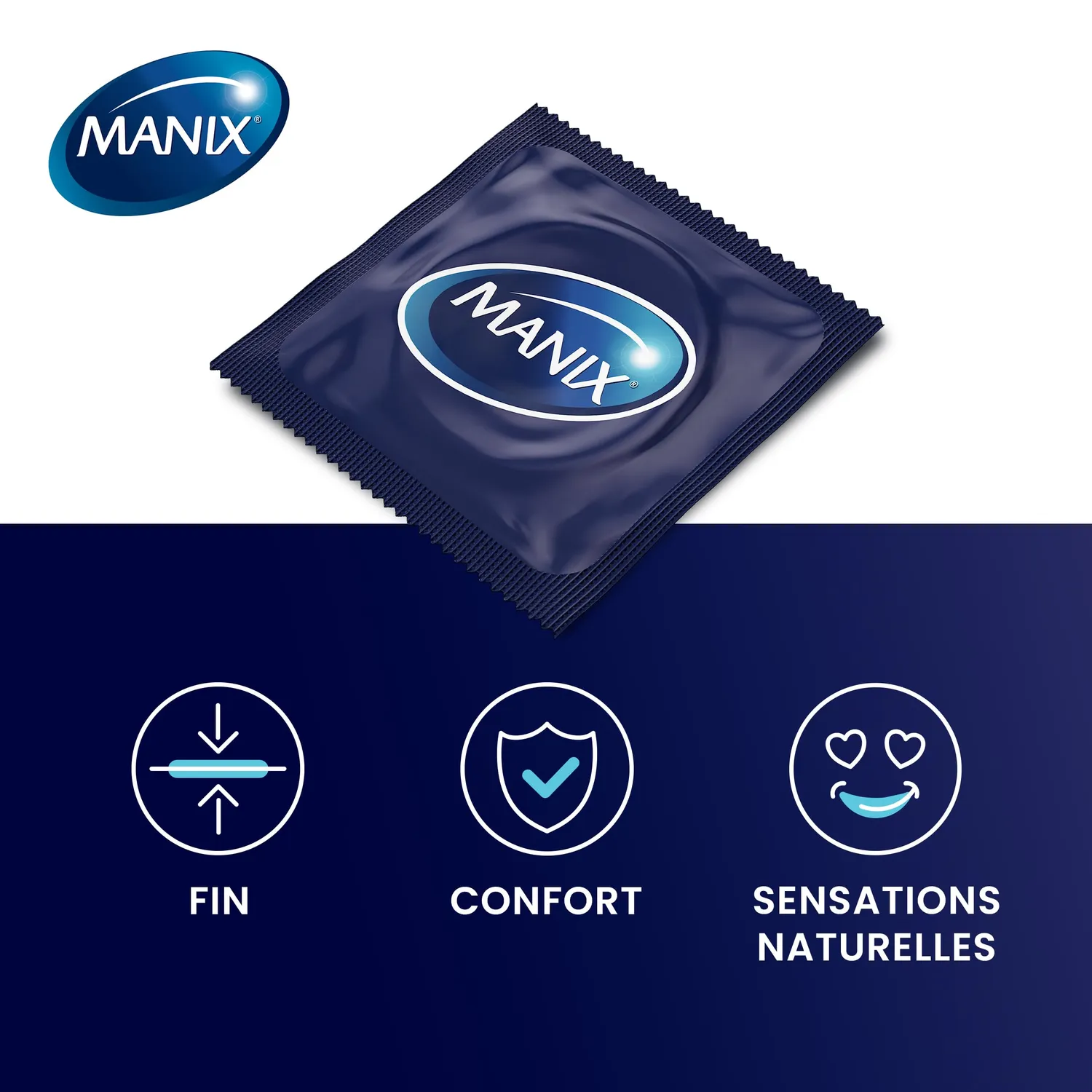 Manix Pure préservatifs x10 classique 53 mm