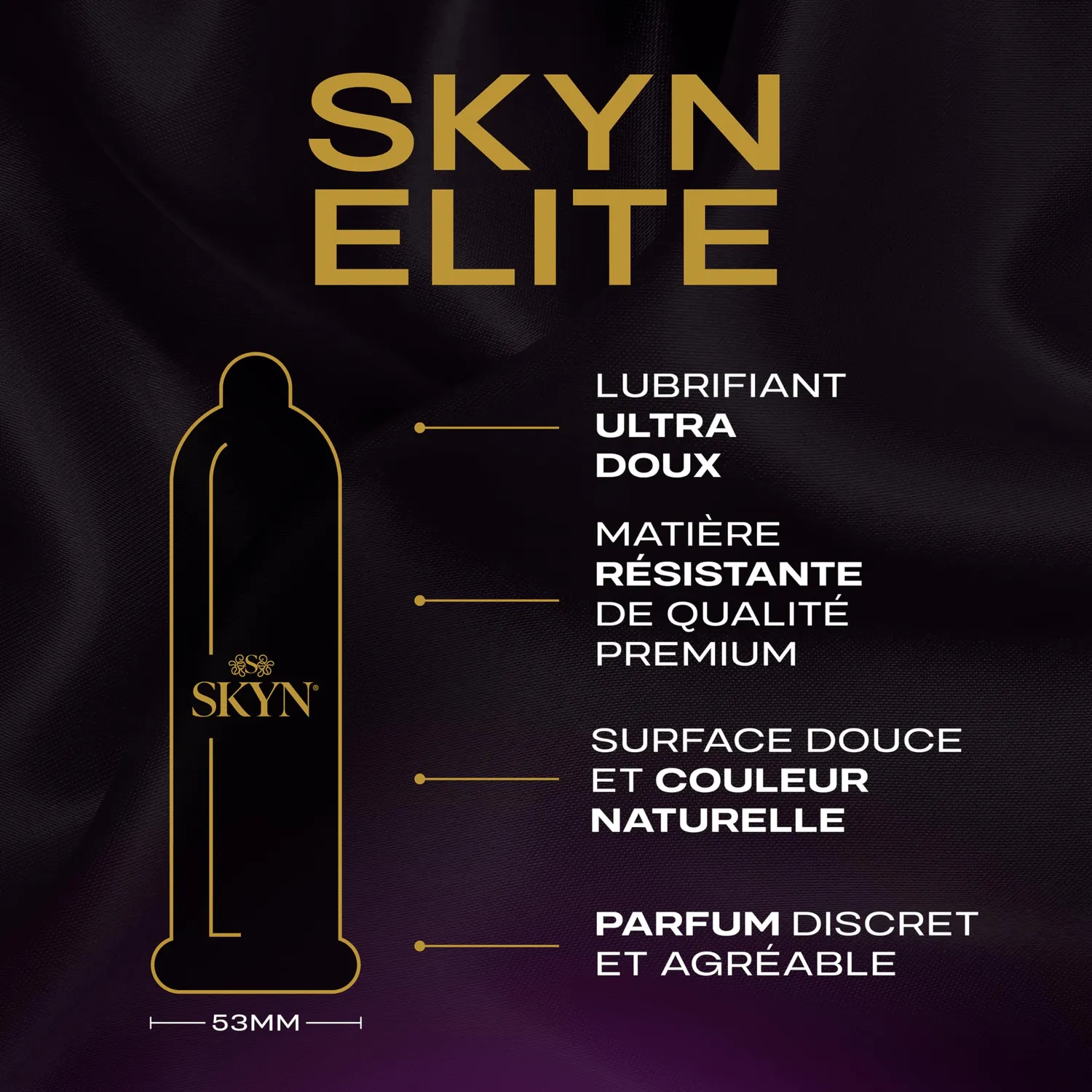 SKYN Elite préservatifs sans latex x22 ultra-fins