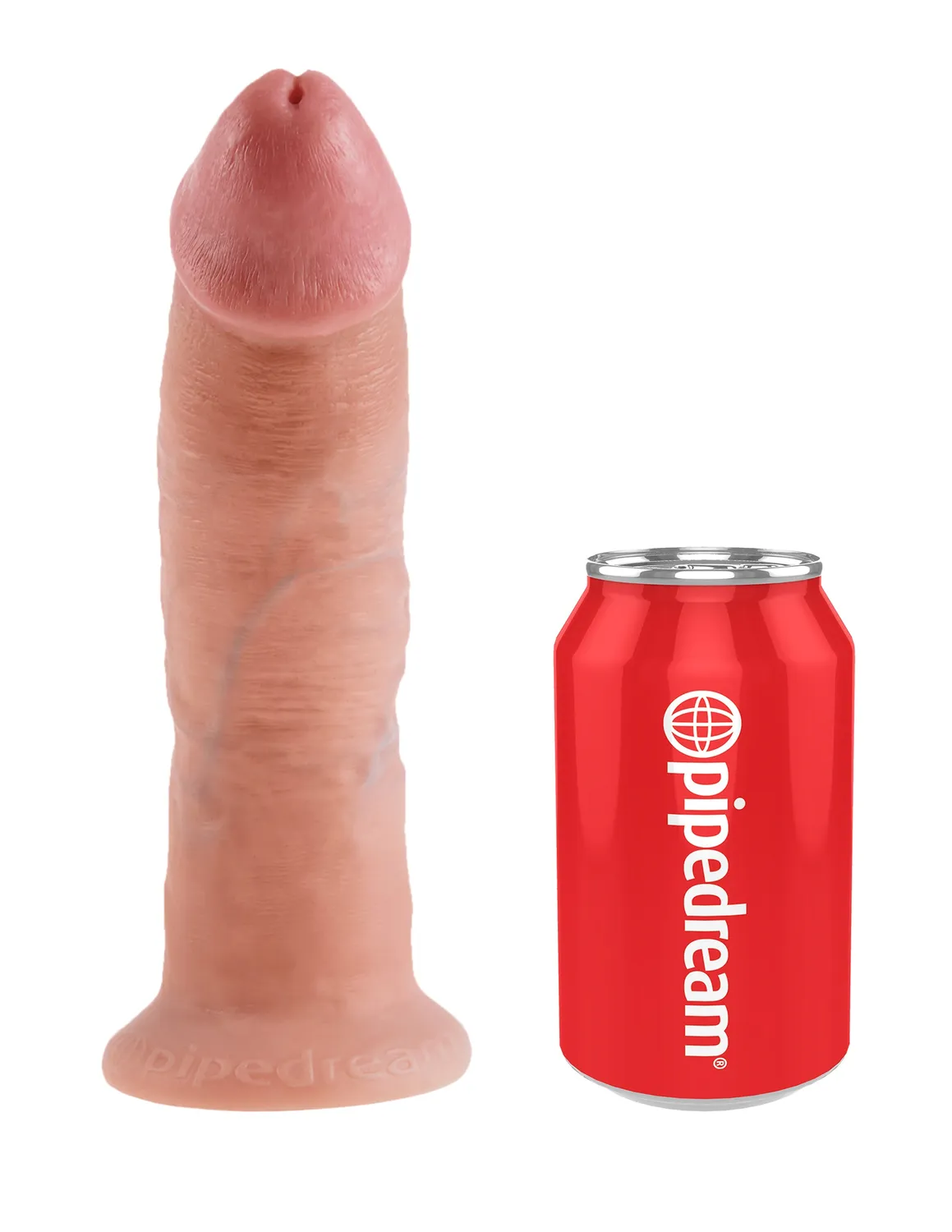 King Cock 9" harnais gode avec ceinture clair