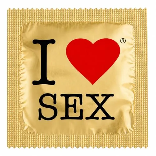 Callvin Best 1 I Love Sex préservatif humour message