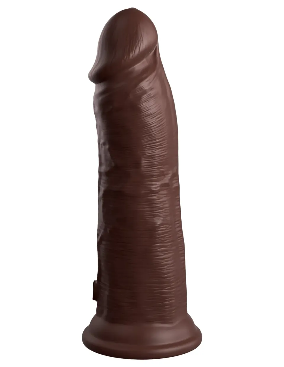 King Cock Elite 8" gode silicone double densite marron