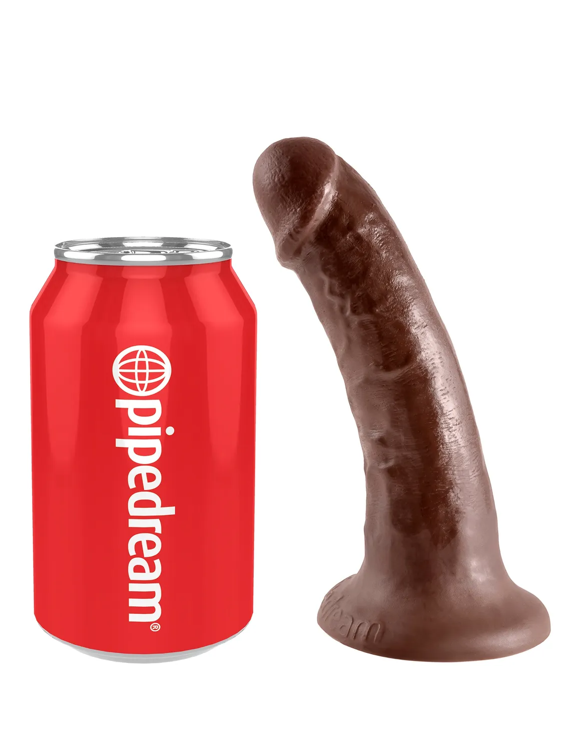King Cock 6 Cock gode réaliste marron ventouse