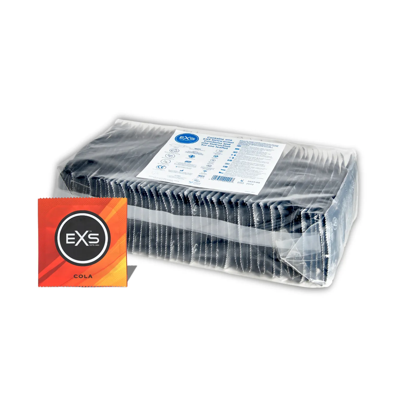 EXS Cola préservatifs aromatisés 100 goût cola 54mm