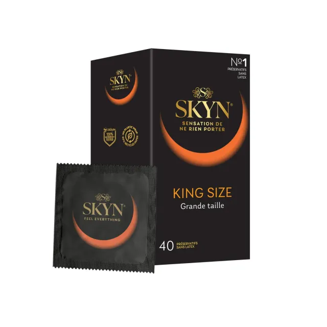SKYN Large préservatifs sans latex x40 confort XL