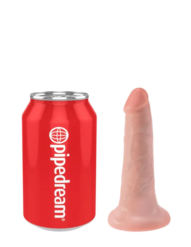 King Cock 5" petit gode réaliste ventouse clair
