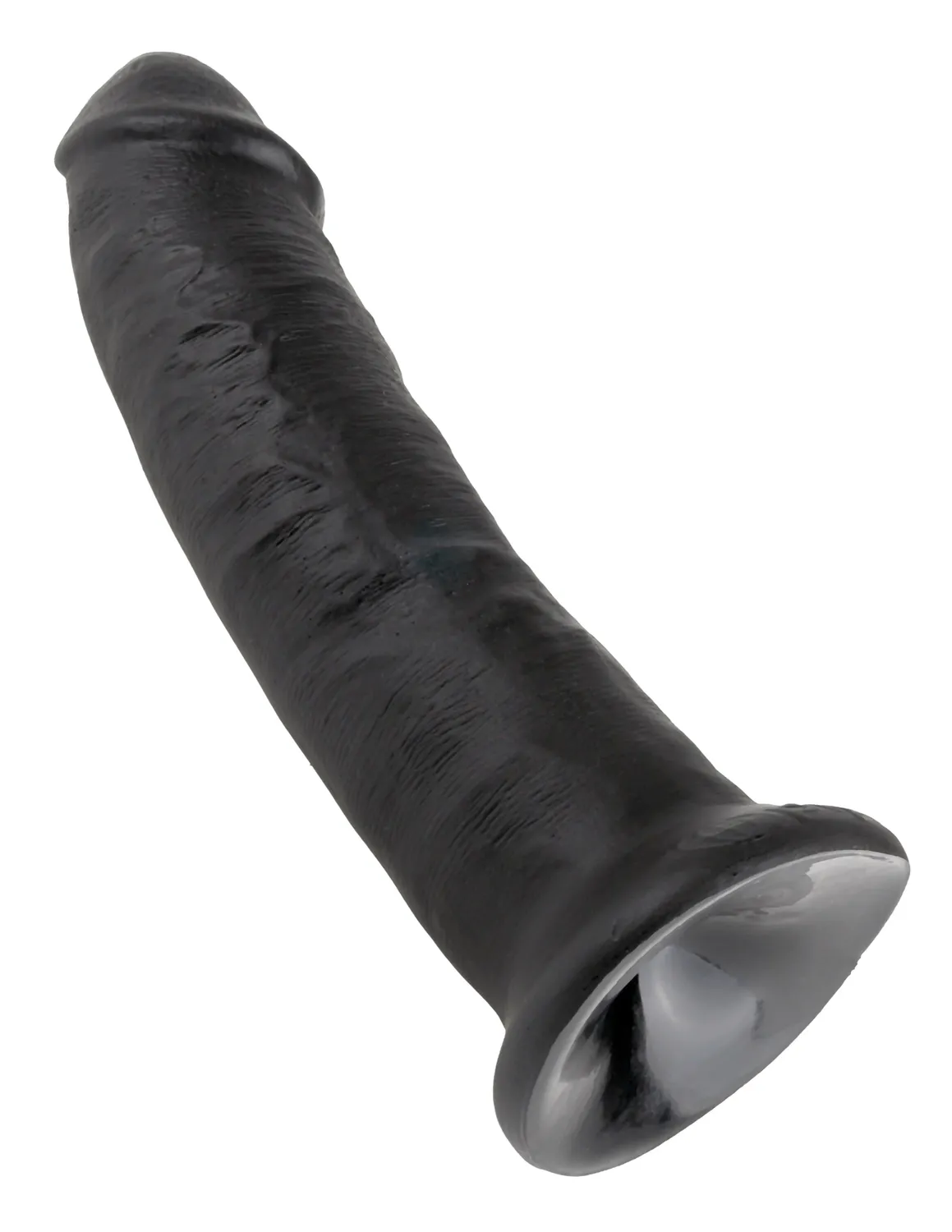 King Cock 9" Cock gode réaliste noir ventouse harnais