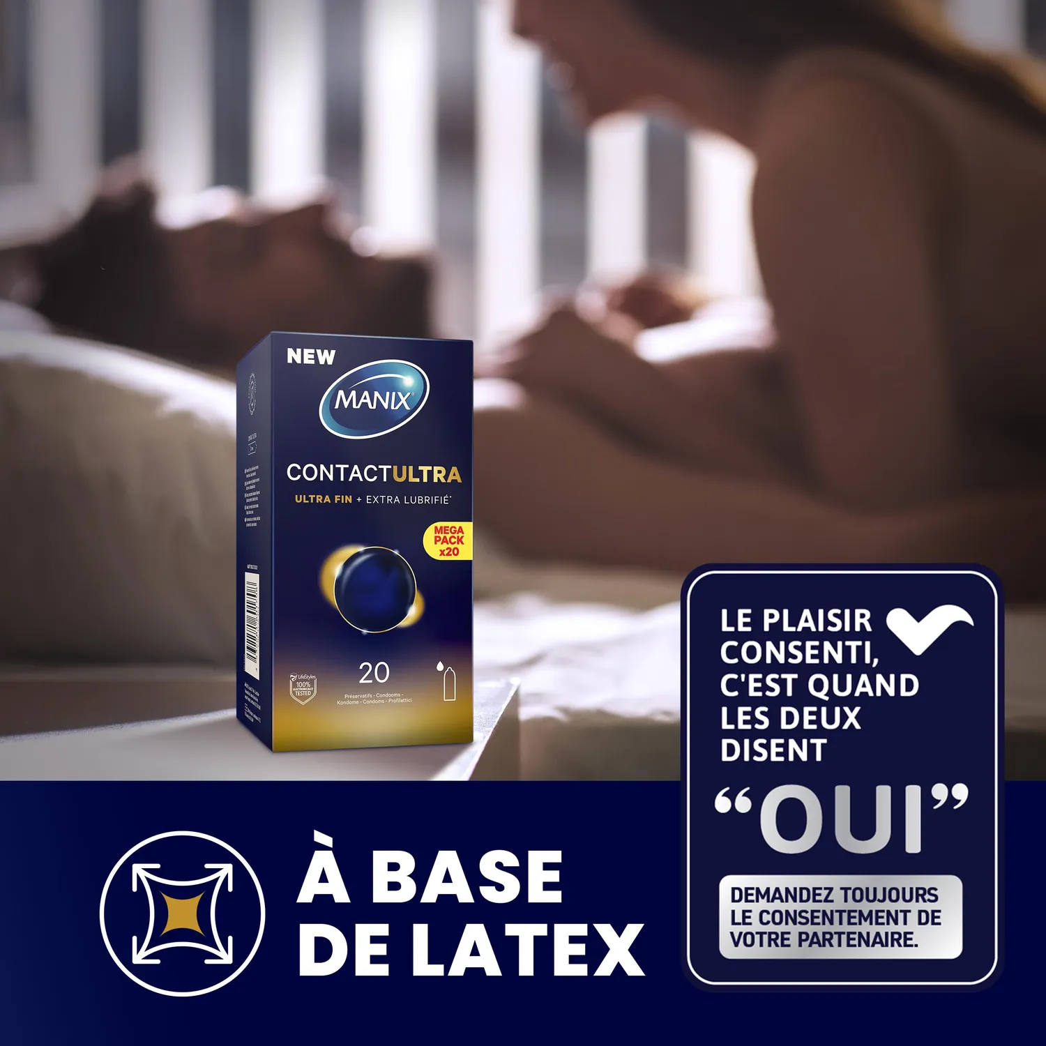 Manix Contact Ultra préservatifs boîte de 20 ultra-fins