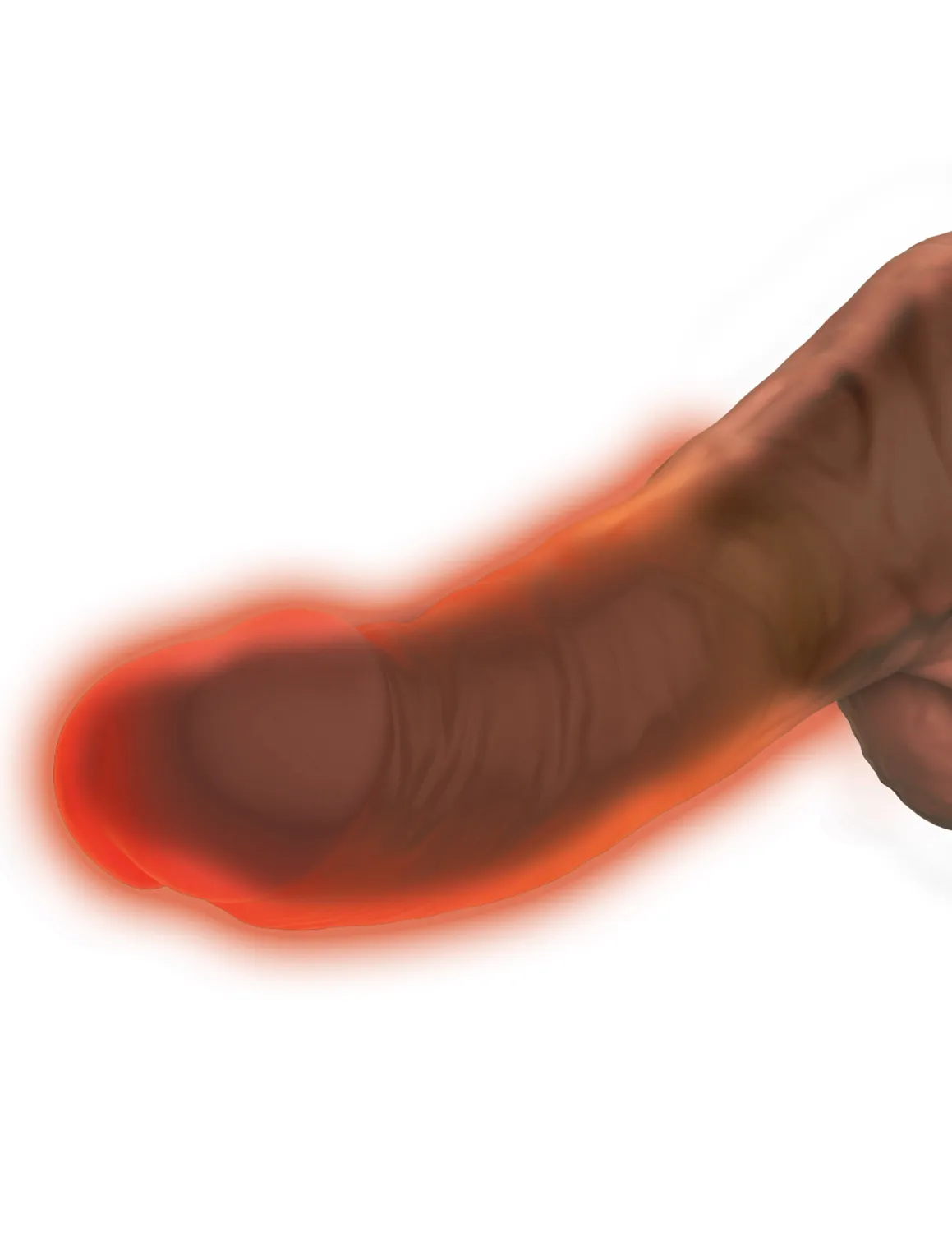 King Cock Plus 7.5" gode vibrant chauffant thrusting