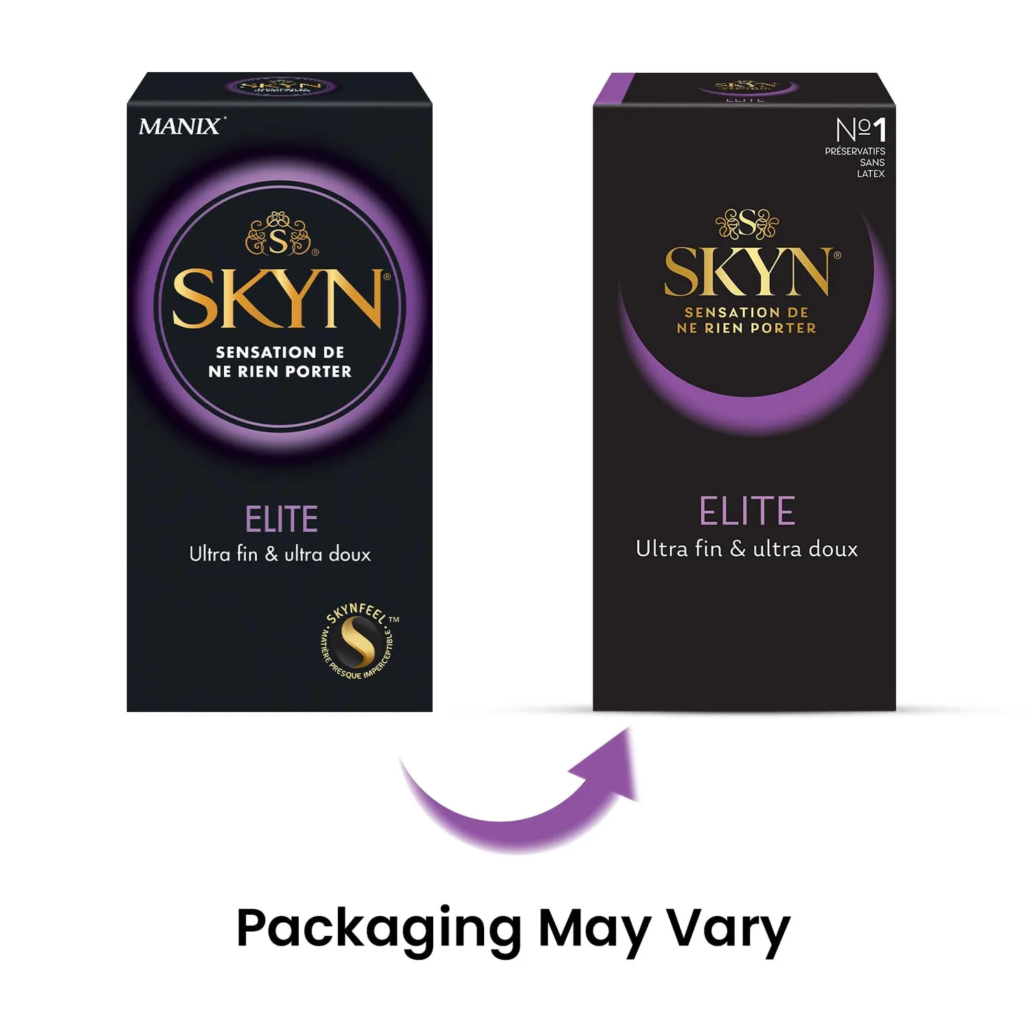 SKYN Elite préservatifs sans latex x22 ultra-fins