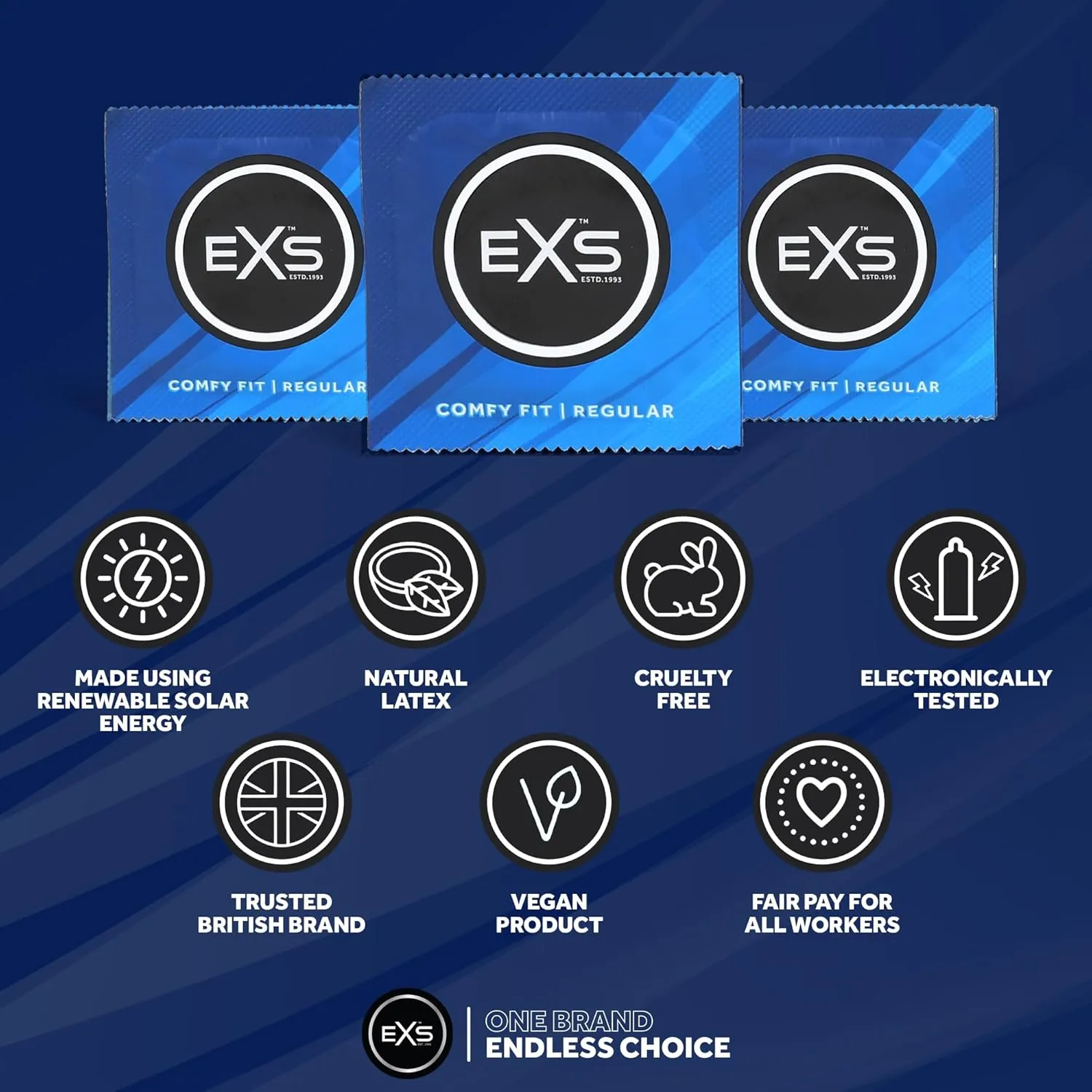 EXS Regular préservatifs classiques 54mm lot de 12 standard