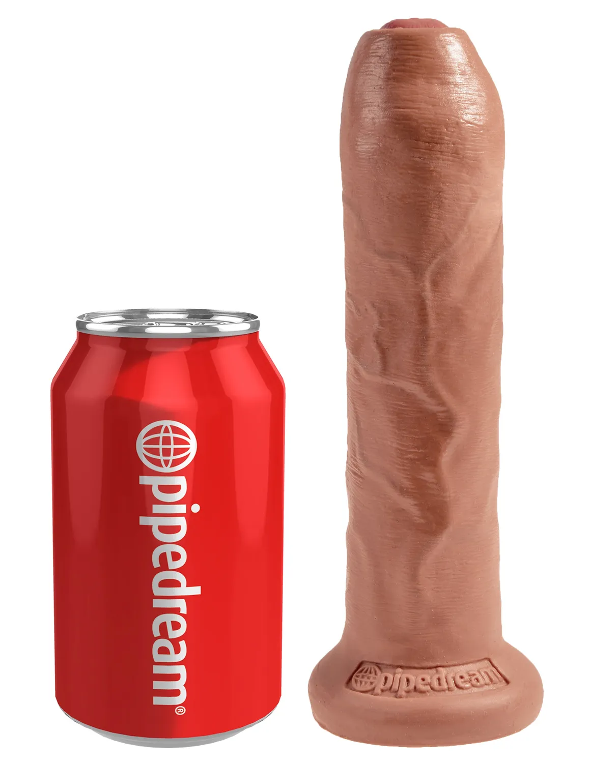 King Cock 7" gode non circoncis prépuce chair