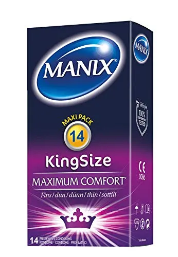 Manix King Size préservatifs x14 grande taille 54 mm
