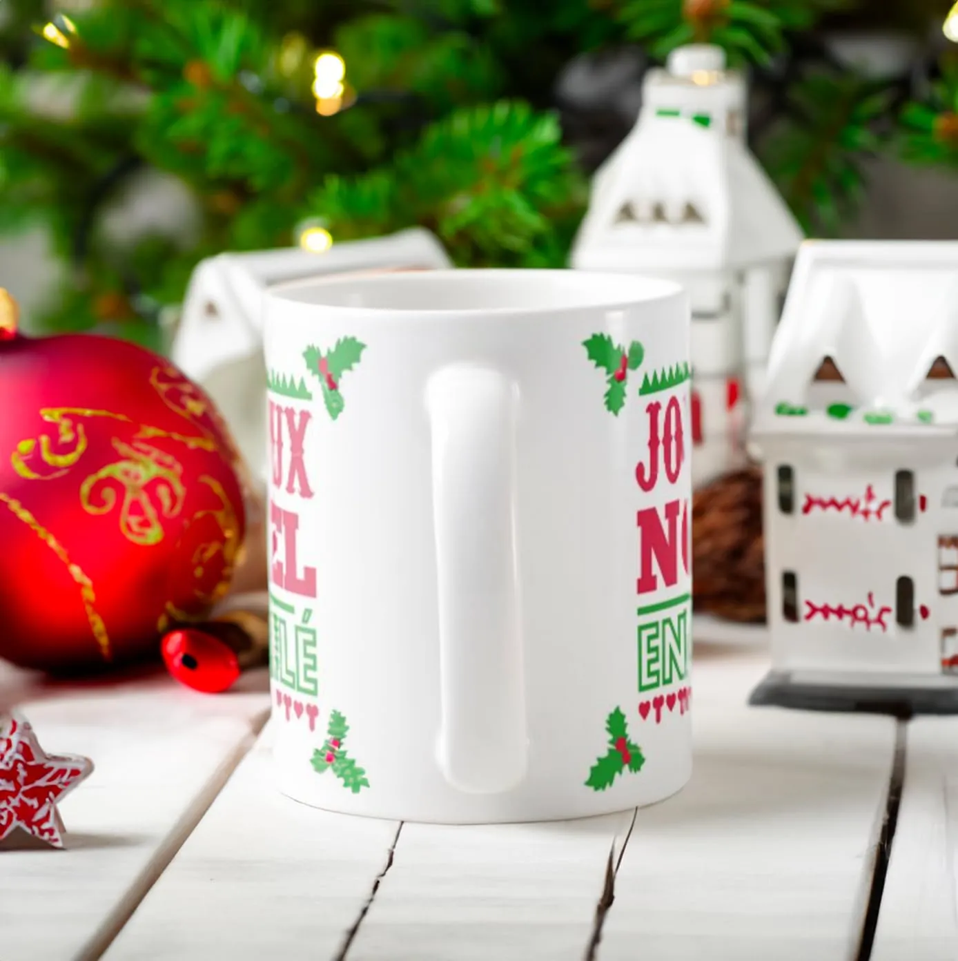 Callvin Joyeux Noël Enculé mug humour 330ml céramique