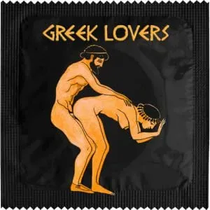 Callvin Grèce Greek Lover Black 6 préservatif latex fin