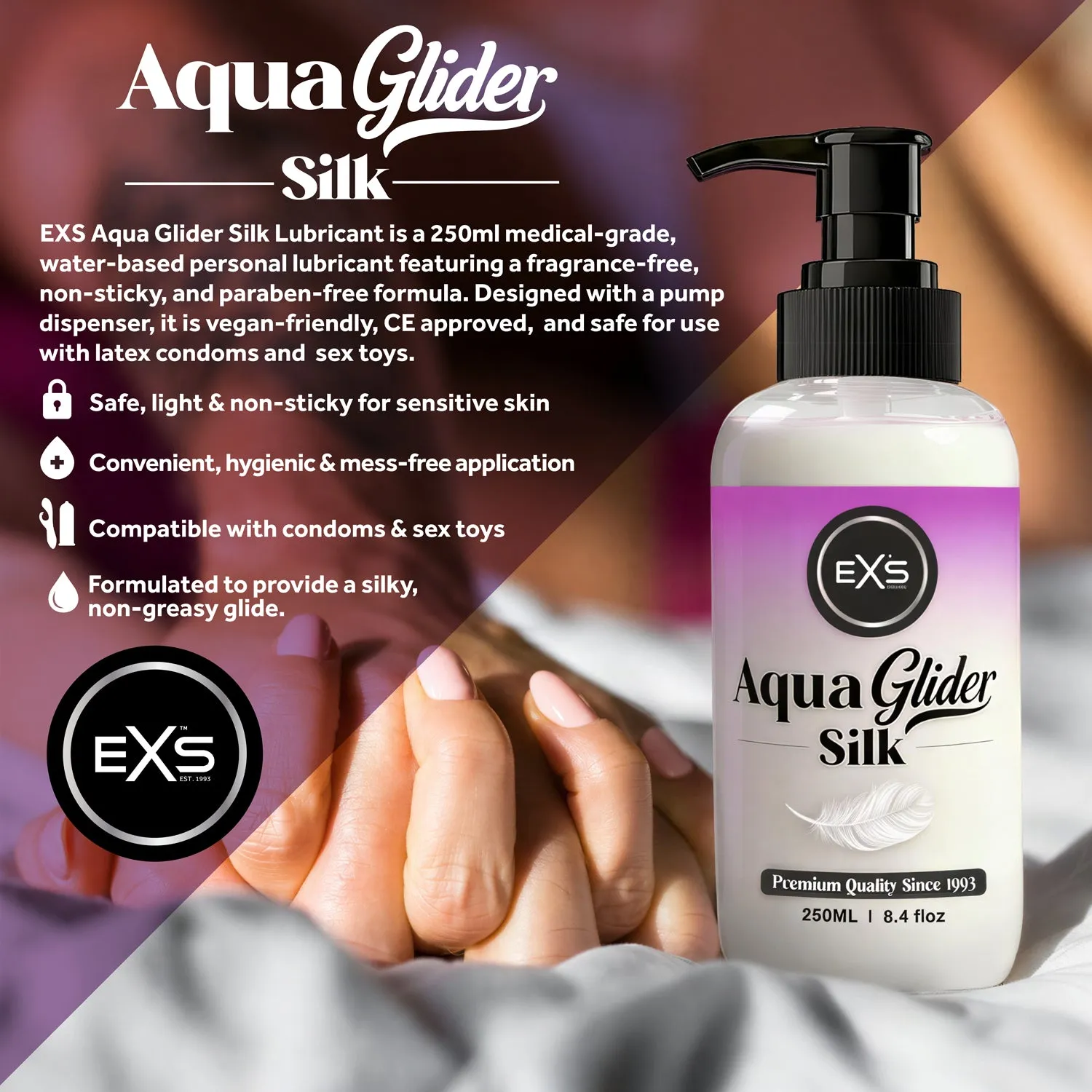 EXS AquaGlider lubrifiant intime 250ml soyeux