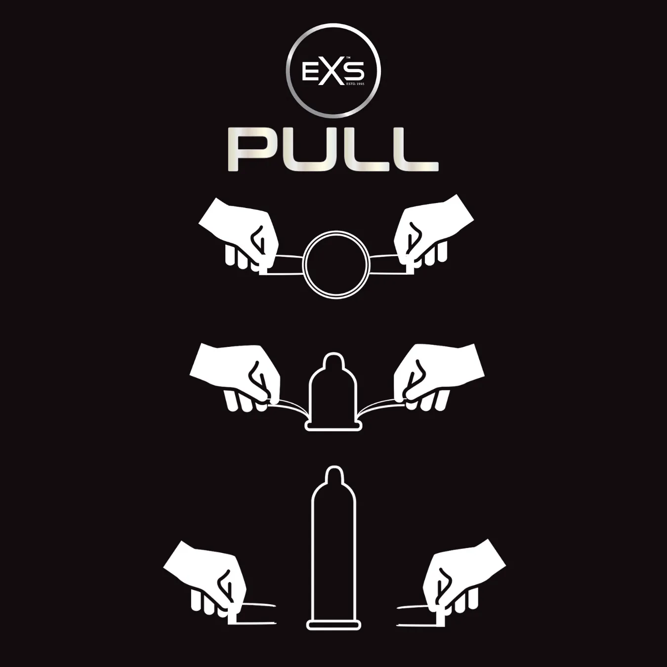 EXS PULL préservatif sans latex large 60mm 6 pièces