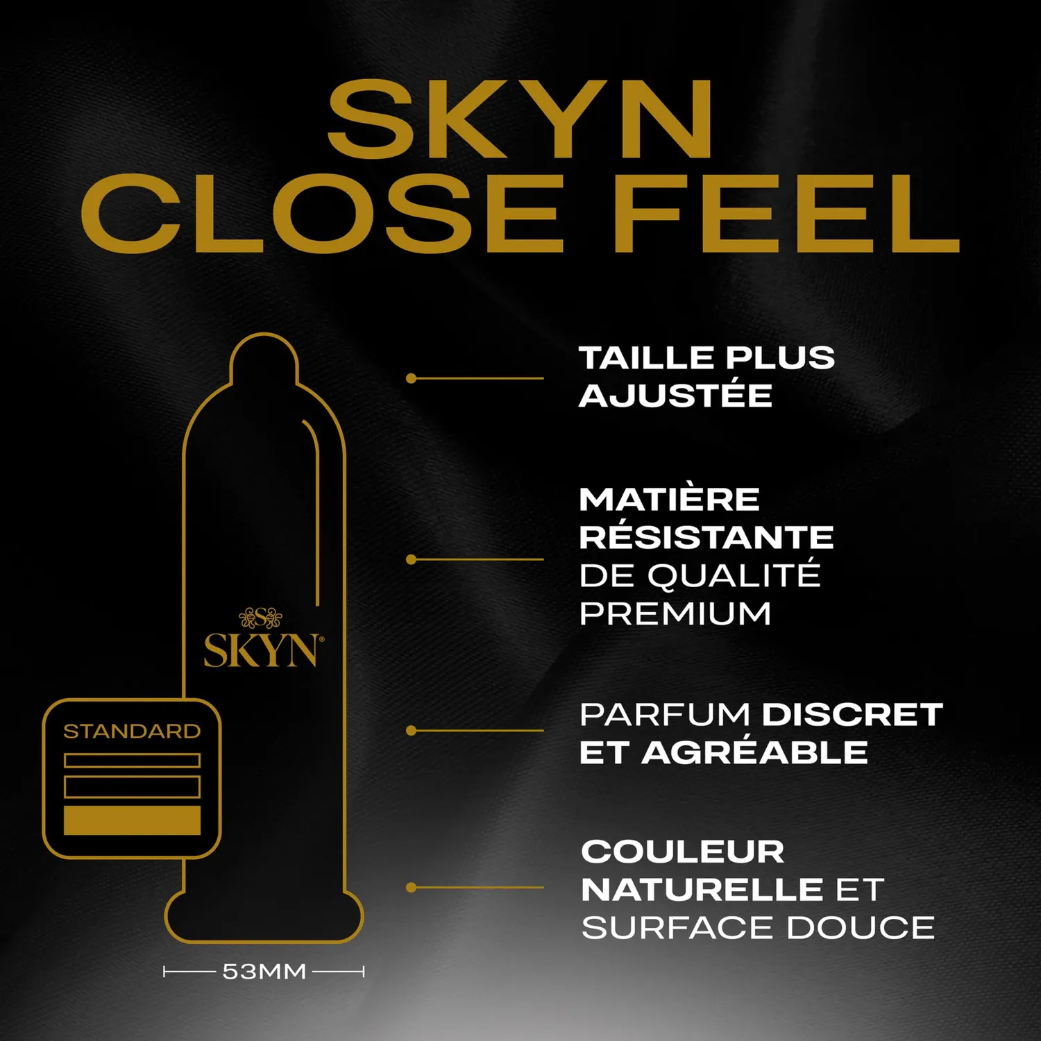 SKYN Close Feel préservatifs sans latex 10 51 mm