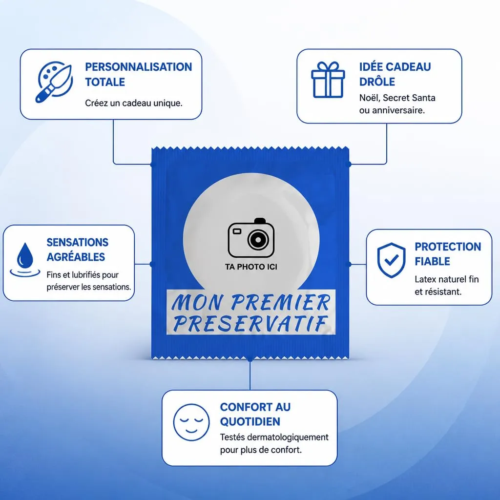 Callvin Premier personnalisable préservatif lot 5 latex
