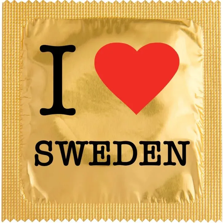 Callvin Scandinavie I Love Denmark préservatif fin