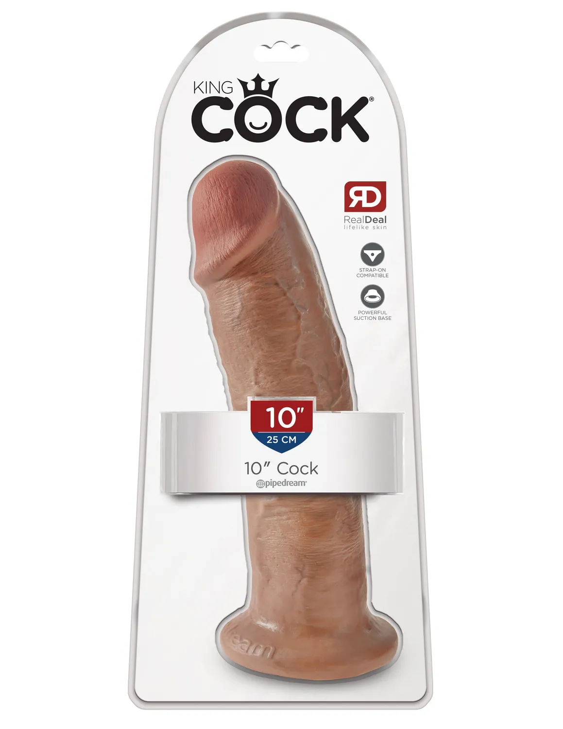 King Cock 10" gode réaliste 25 cm chair ventouse