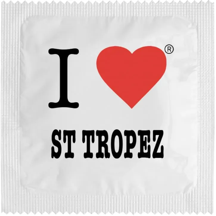 Callvin I Love St Tropez Chrome préservatif fin